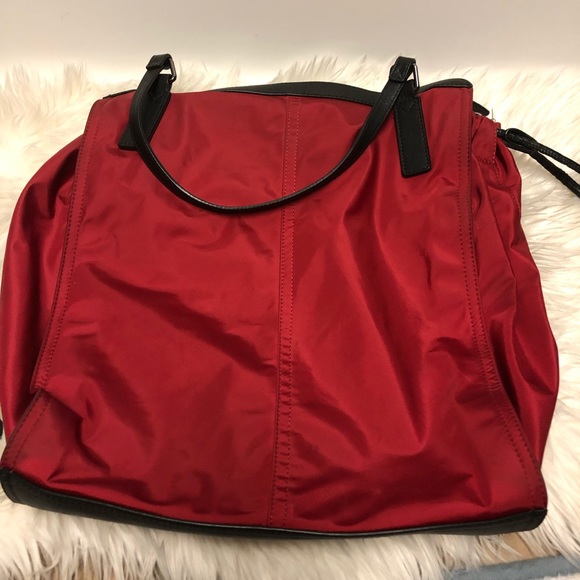 Burberry Buckleigh Red Nylon Tote - Picture 5 of 13